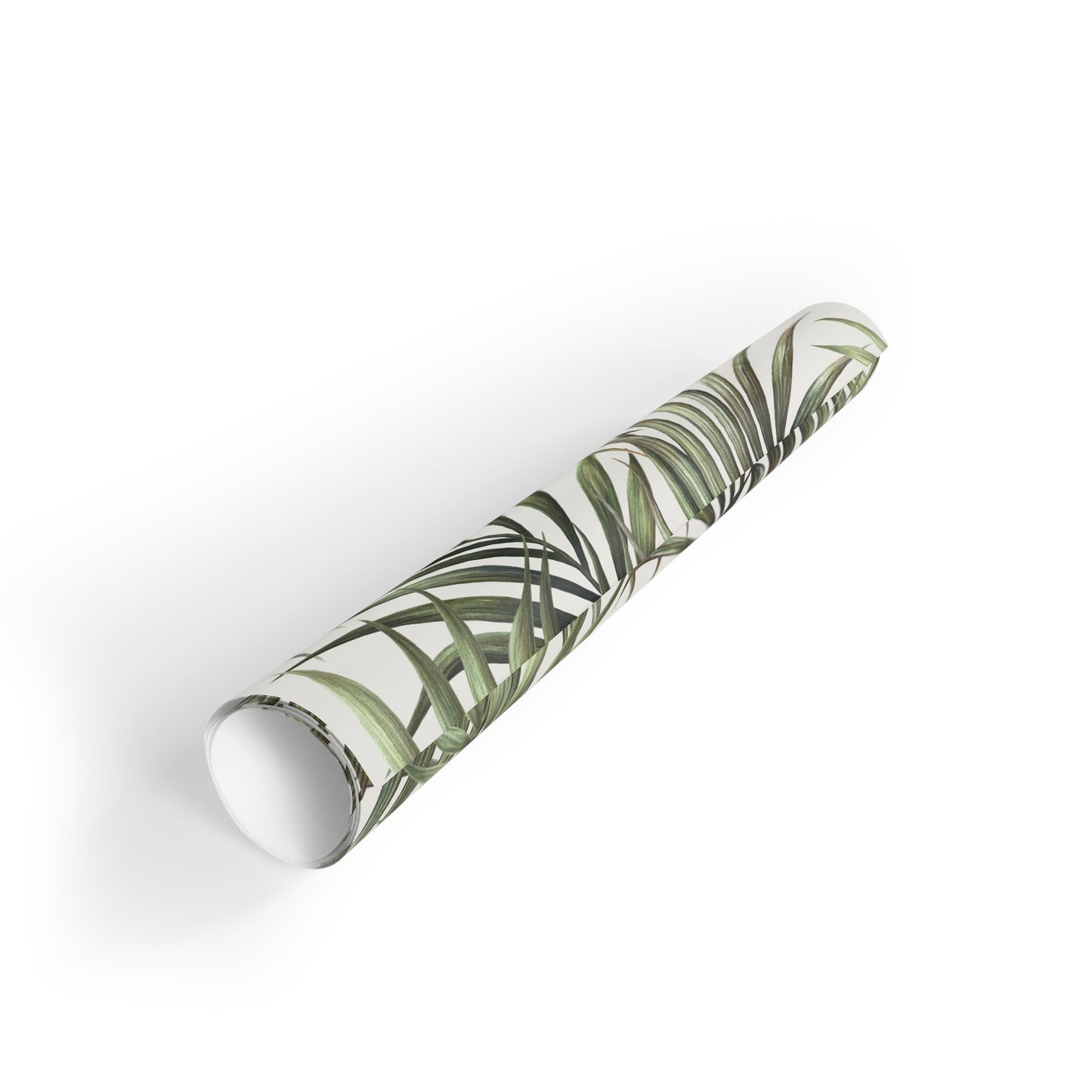 Tropical Green Palm Leaves Gift Wrapping Paper Rolls, 1pc