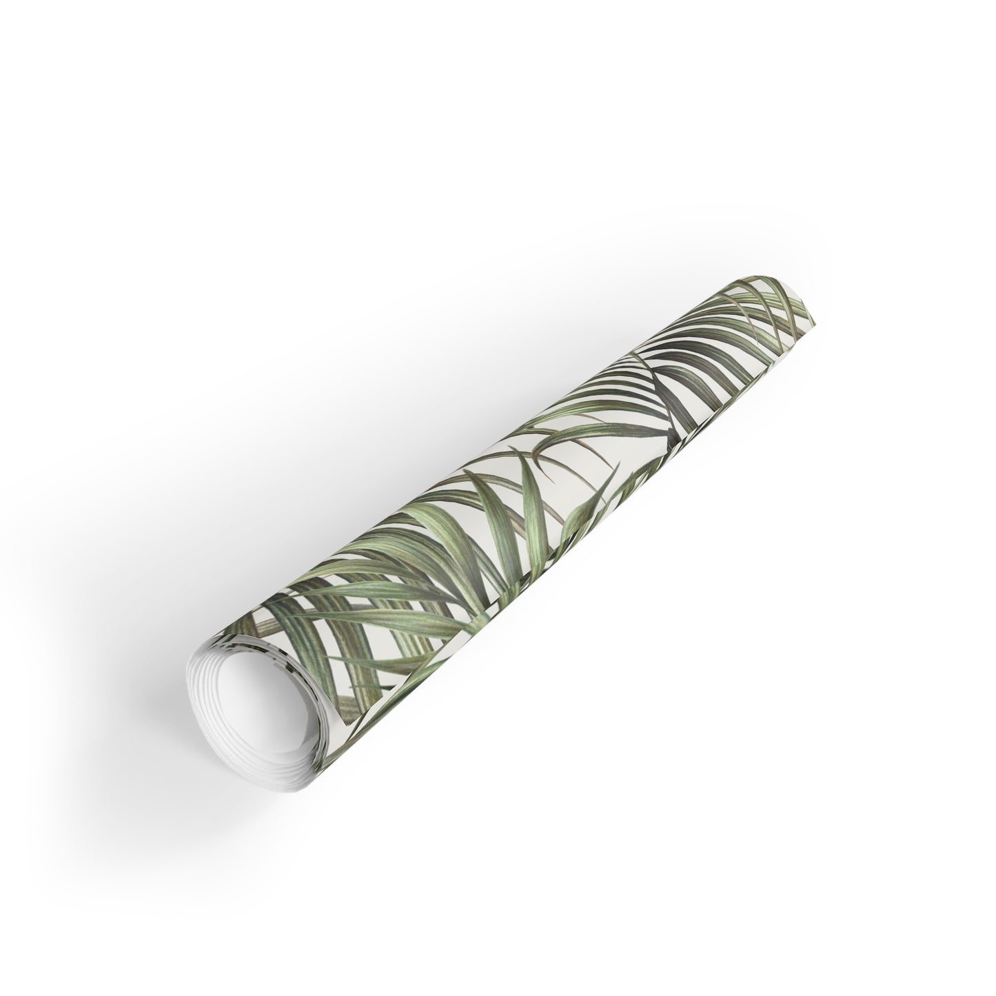 Tropical Green Palm Leaves Gift Wrapping Paper Rolls, 1pc