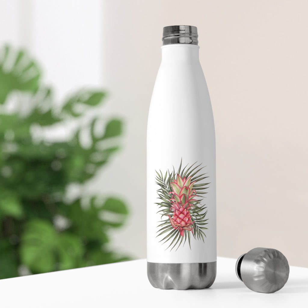 Pineapple Water Bottle — 20oz Insulated Stainless Steel Tropical Bottle