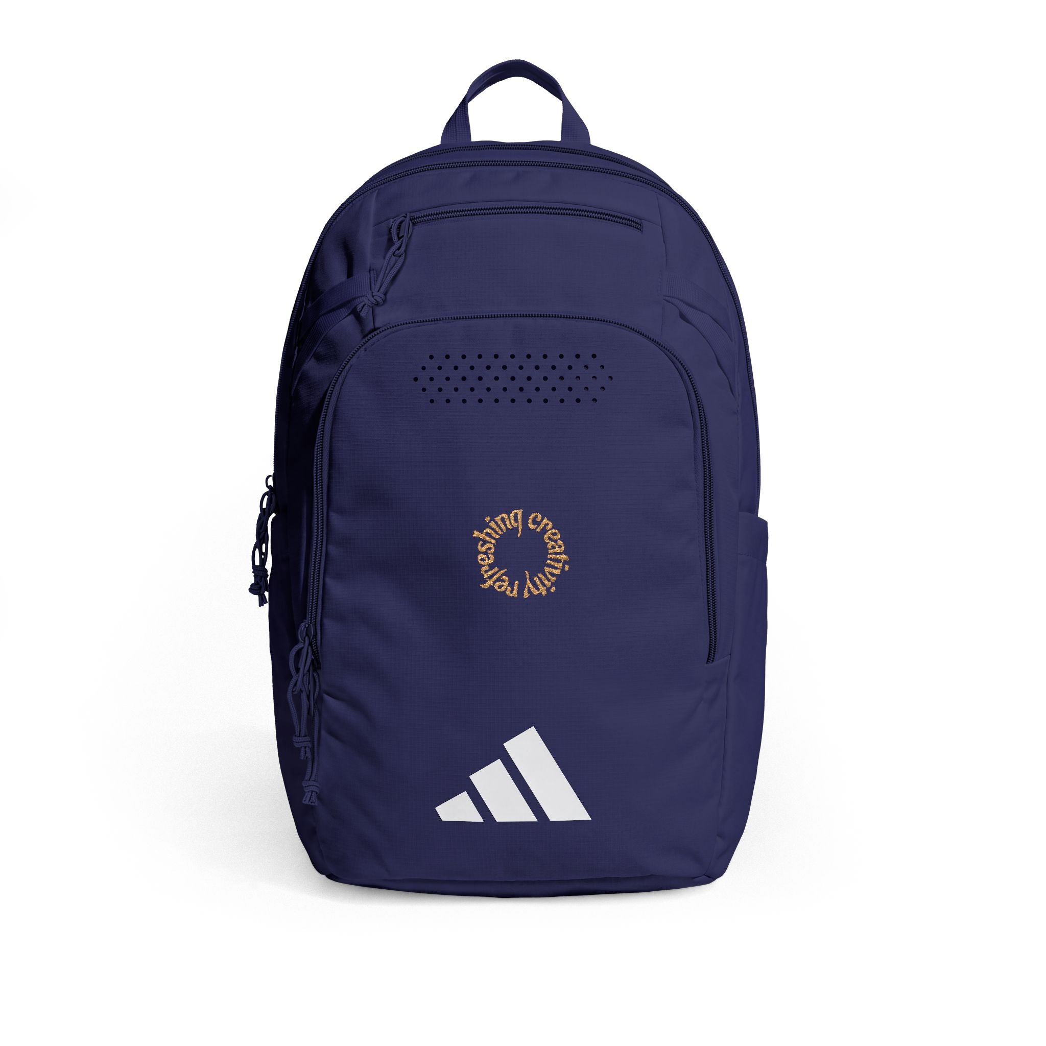 Embroidered Circle Floral Logo Backpack — adidas Defender 5