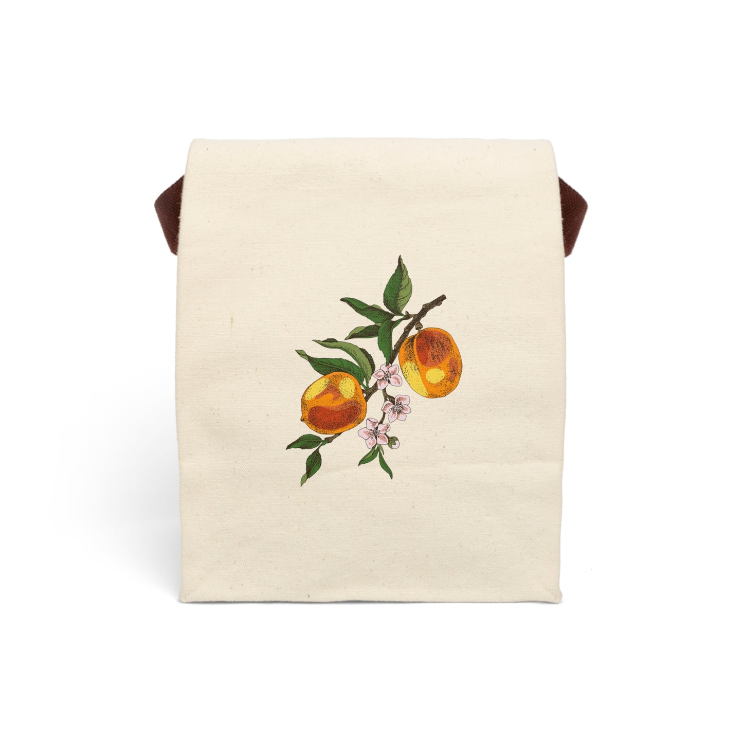 Canvas Lunch Bag With Strap