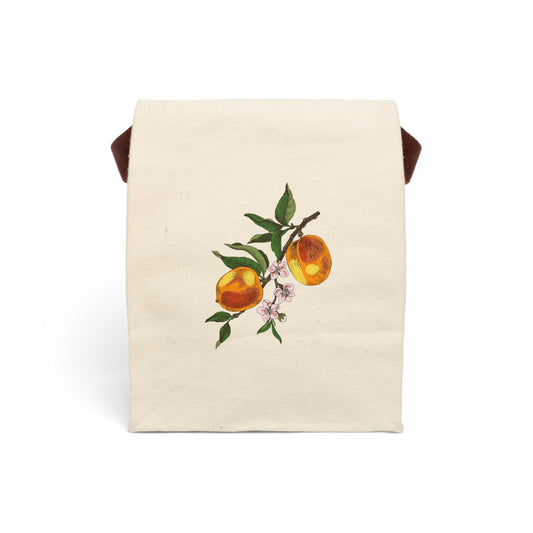 Canvas Lunch Bag With Strap