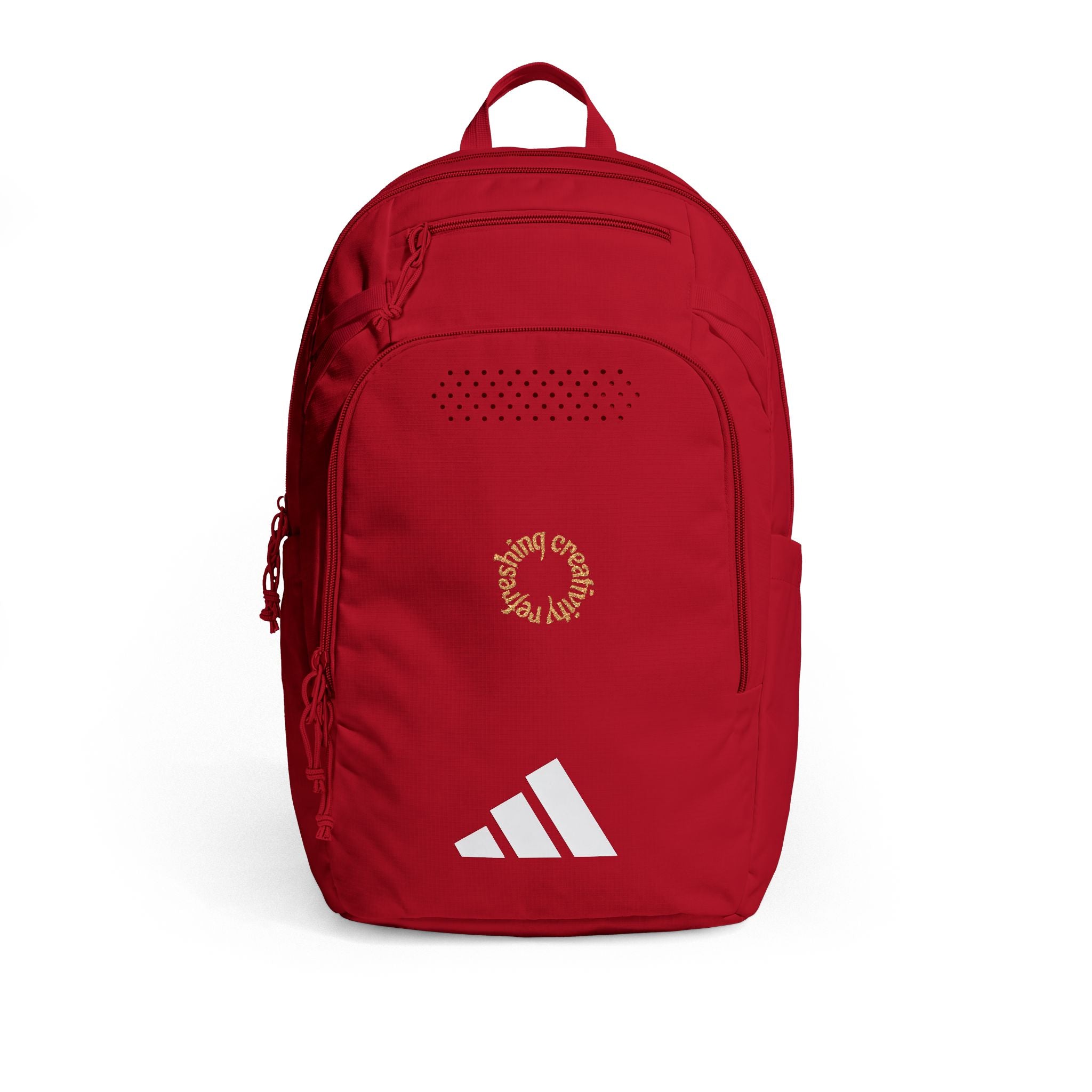 Embroidered Circle Floral Logo Backpack — adidas Defender 5