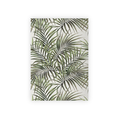 Tropical Green Palm Leaves Gift Wrapping Paper Rolls, 1pc
