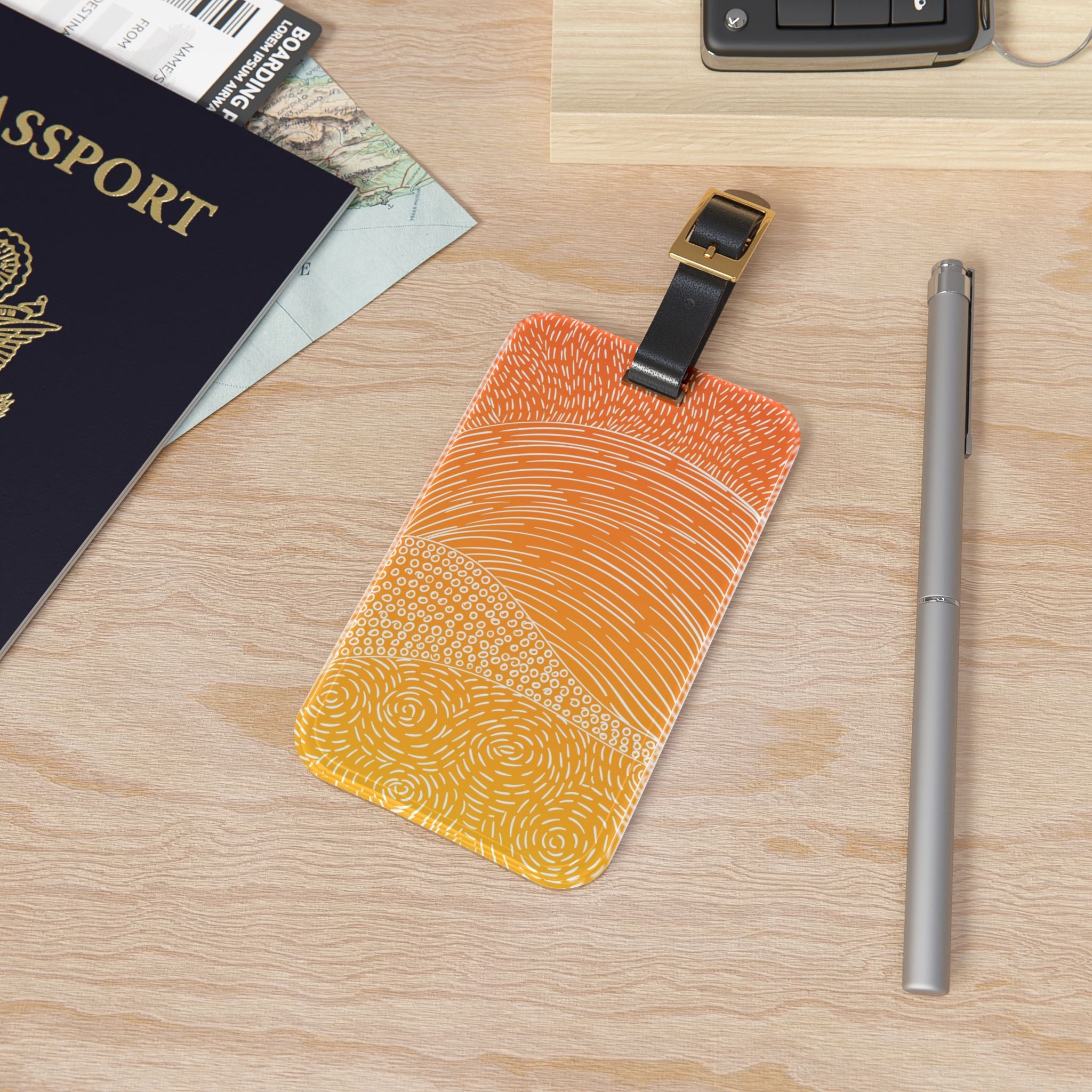 Luggage Tag - Abstract Landscape Nature Inspired Design
