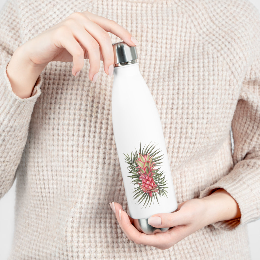 Pineapple Water Bottle — 20oz Insulated Stainless Steel Tropical Bottle