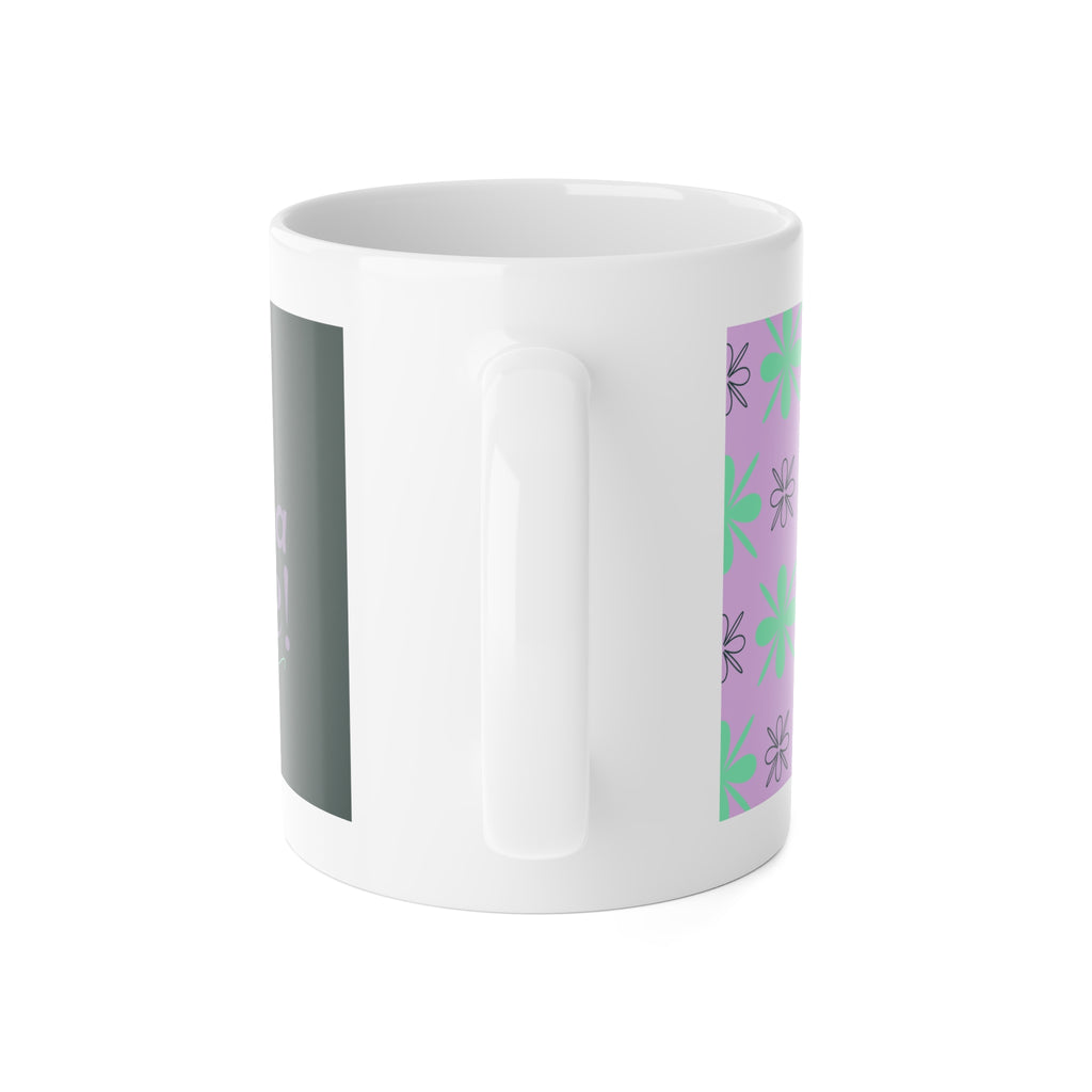 Swee-tea Ceramic Mug — Retro Floral Pattern 11oz