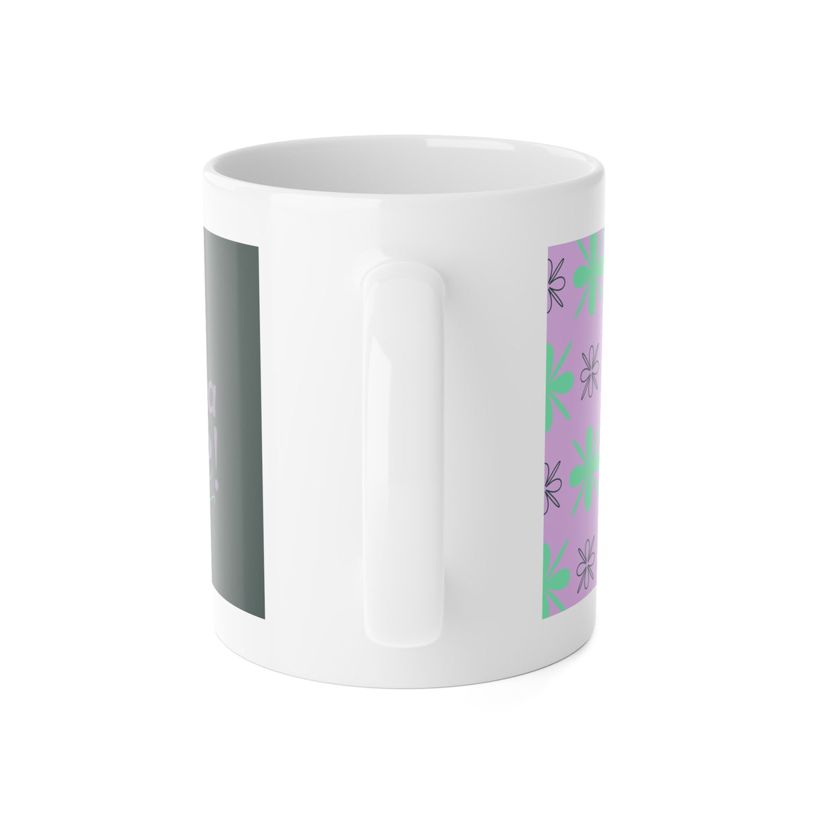 Swee-tea Ceramic Mug — Retro Floral Pattern 11oz