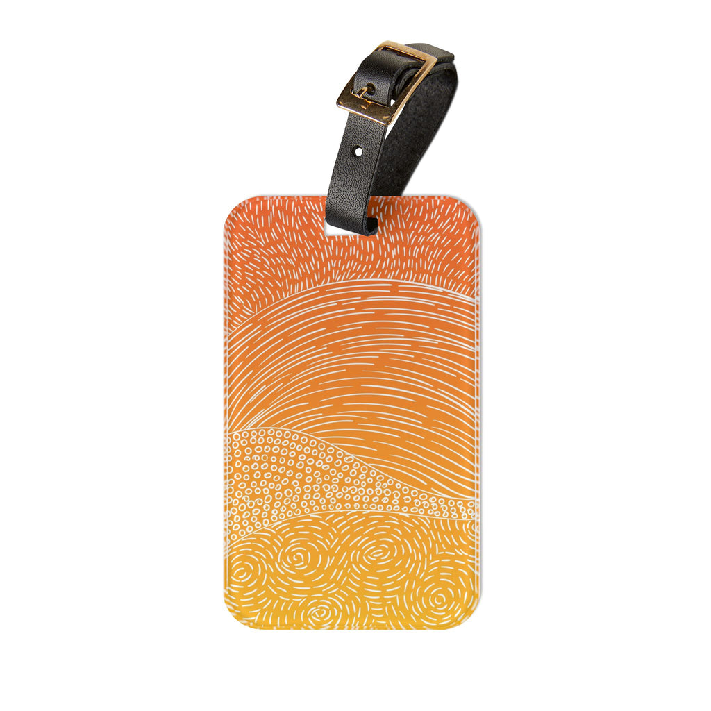 Luggage Tag - Abstract Landscape Nature Inspired Design
