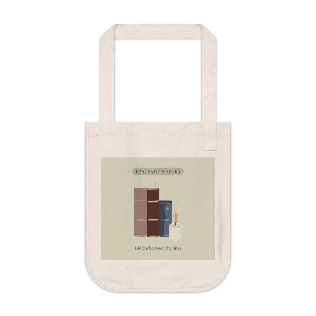 Canvas Tote — 'Traces of a Story' Book Lover Tote Bag