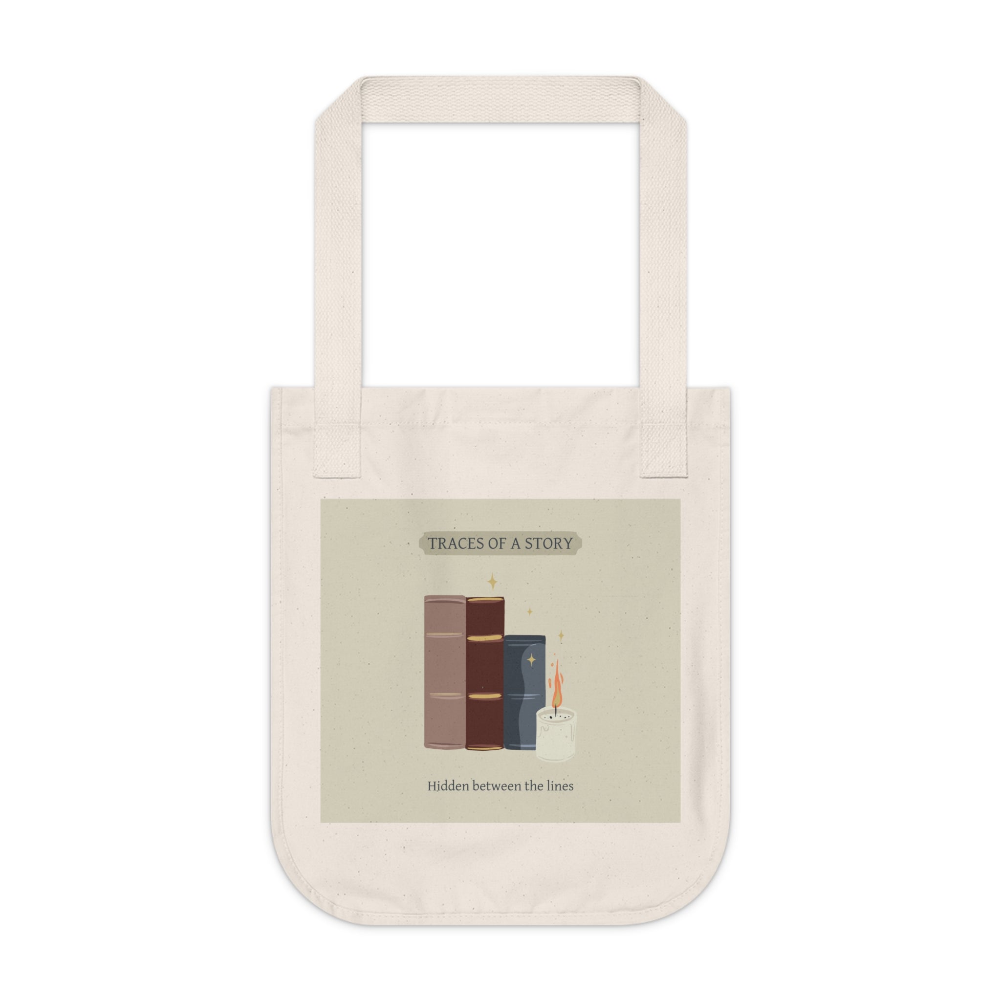 Canvas Tote — 'Traces of a Story' Book Lover Tote Bag