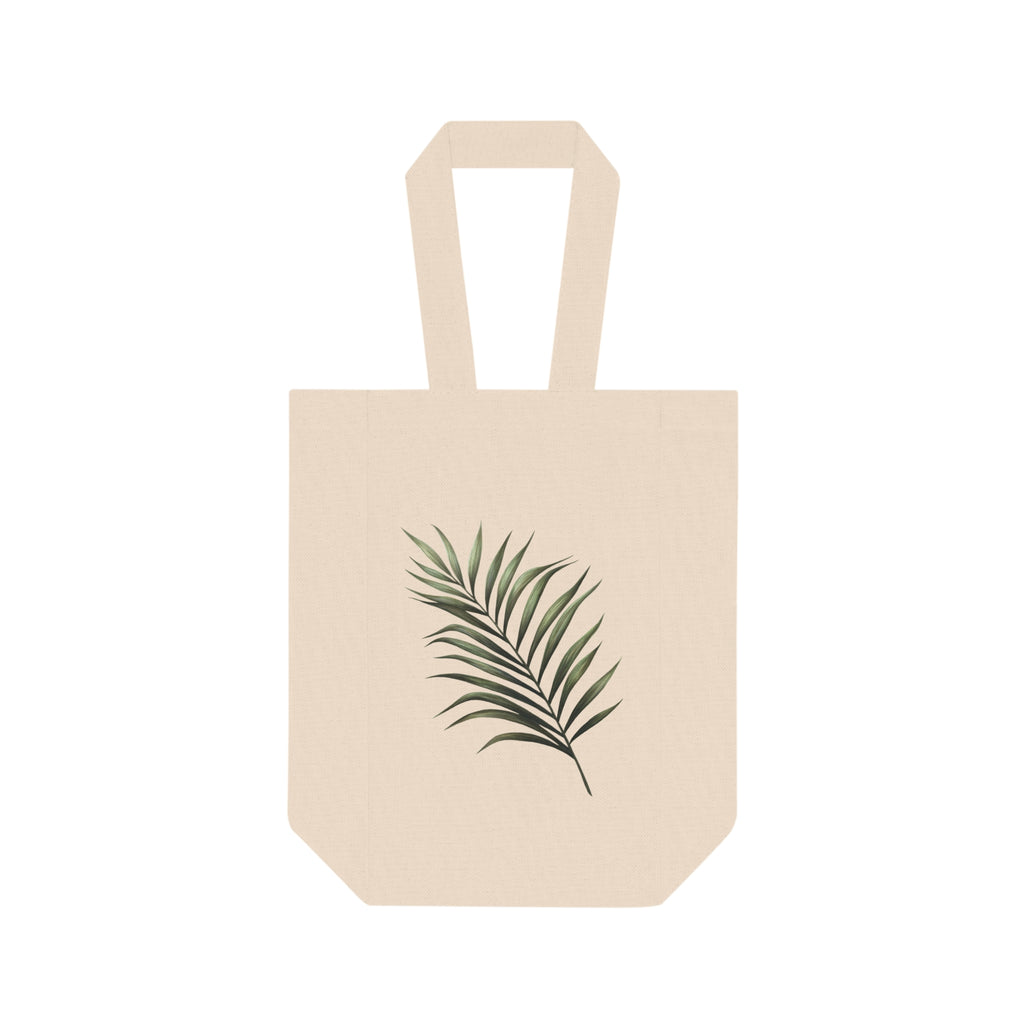 Double Wine Tote Bag – Reusable Bottle Carrier for Picnics & Gifts