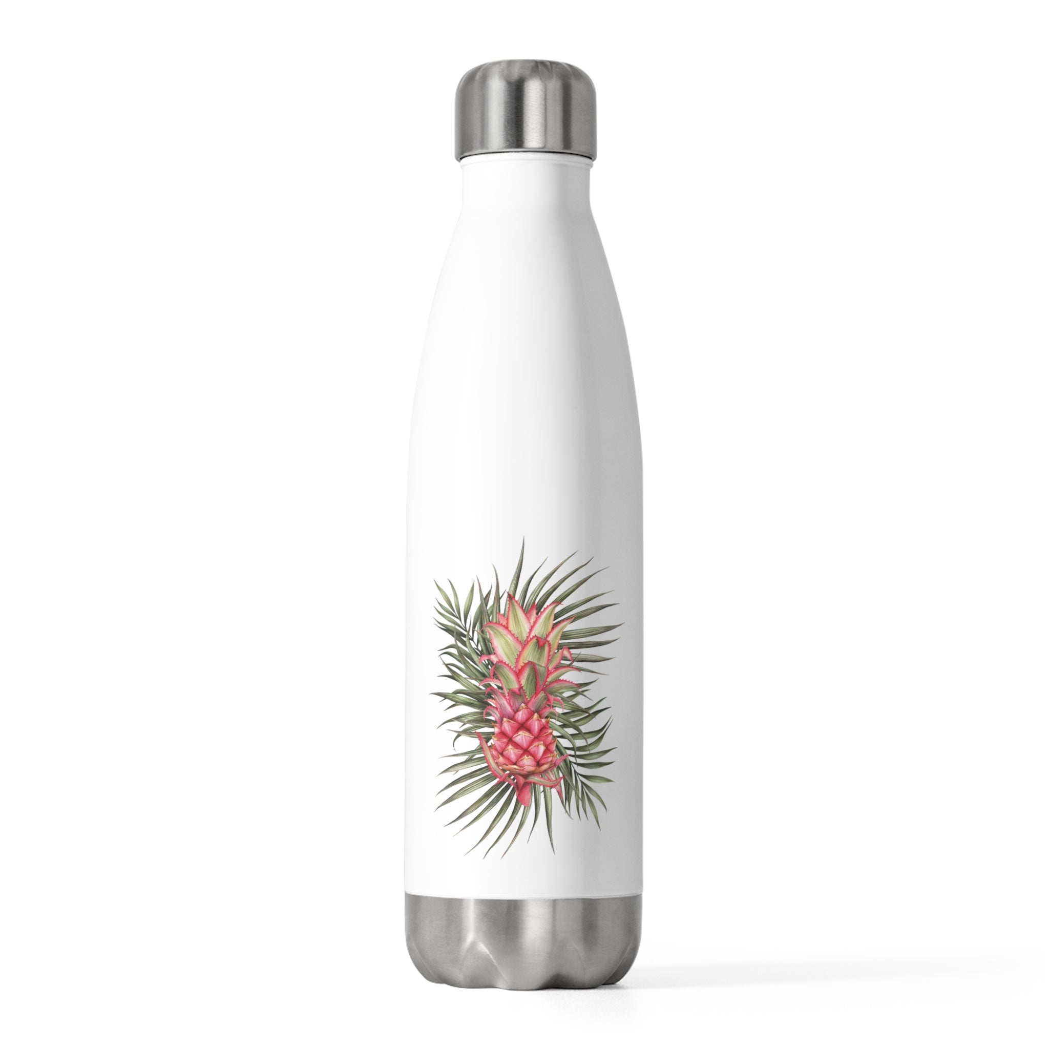 Pineapple Water Bottle — 20oz Insulated Stainless Steel Tropical Bottle