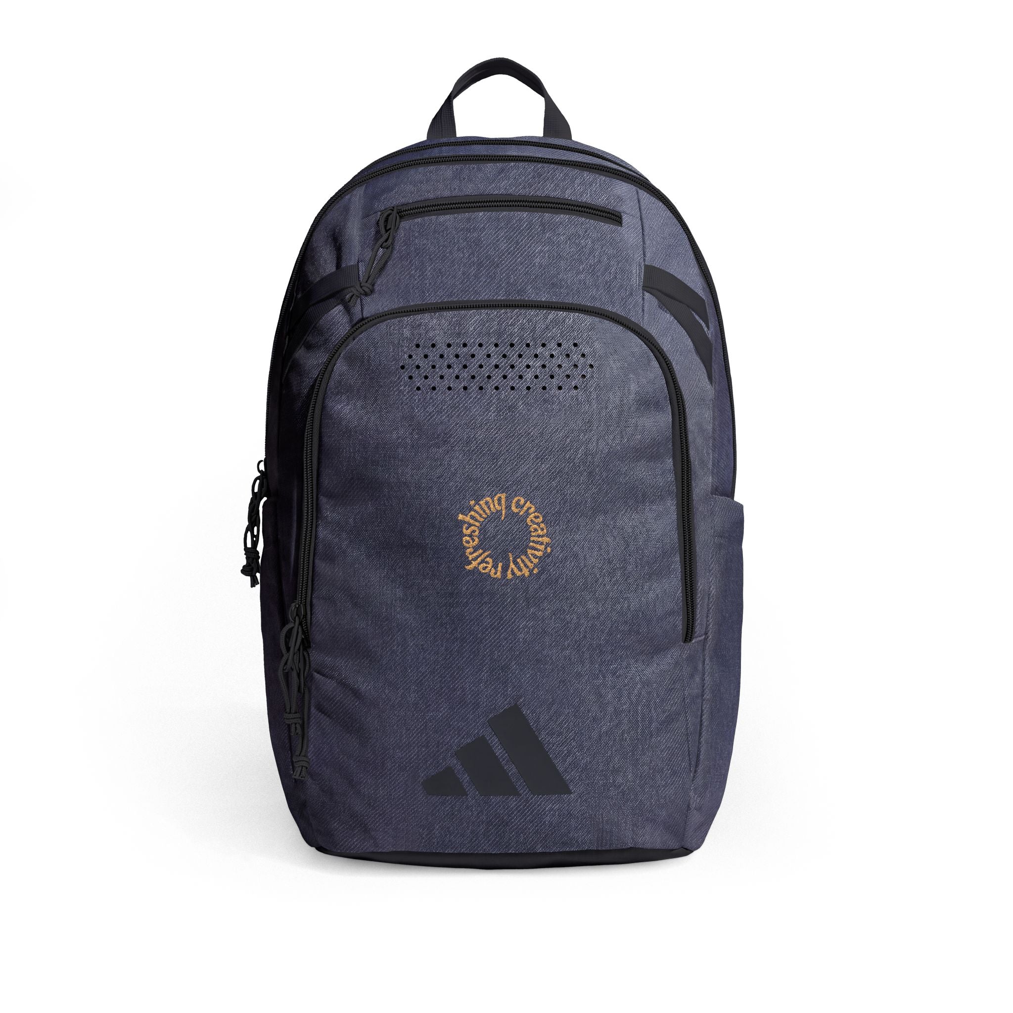 Embroidered Circle Floral Logo Backpack — adidas Defender 5