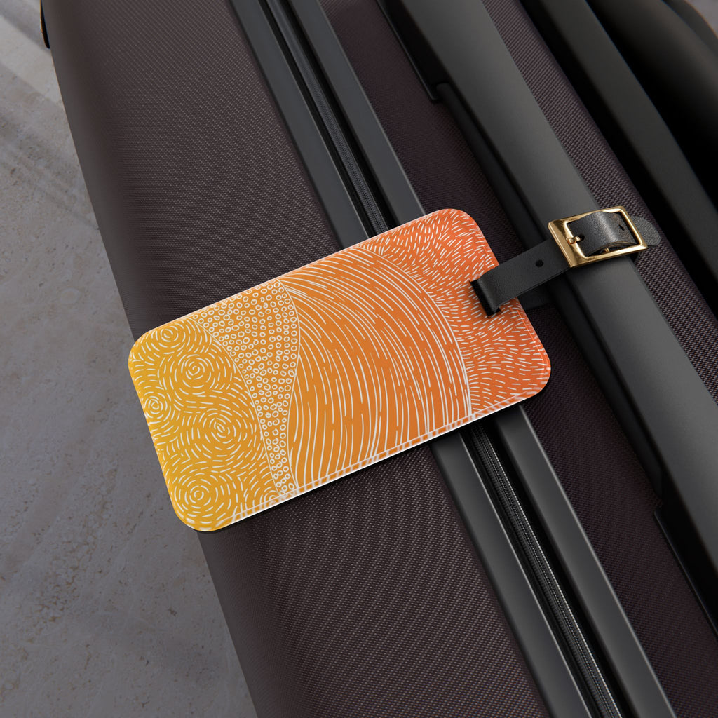 Luggage Tag - Abstract Landscape Nature Inspired Design