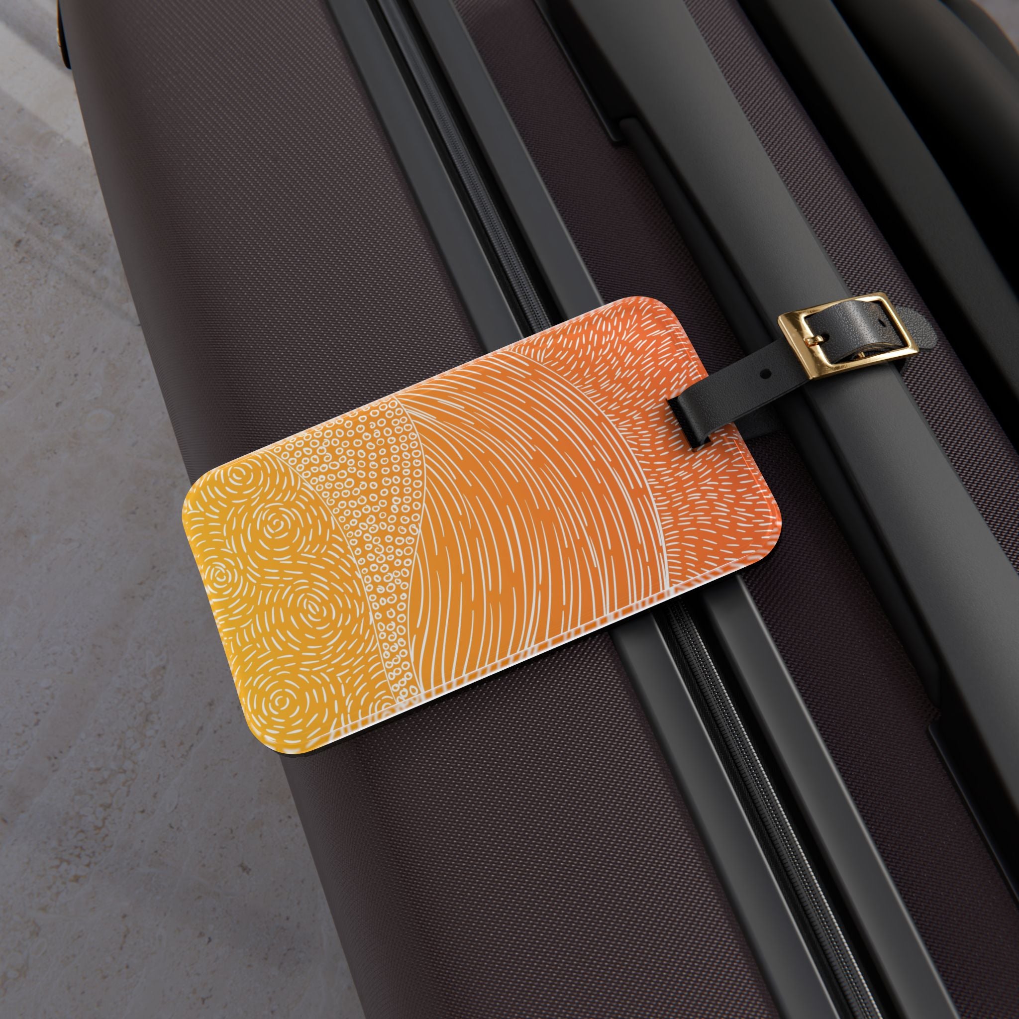 Luggage Tag - Abstract Landscape Nature Inspired Design
