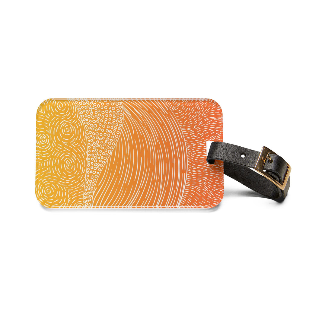Luggage Tag - Abstract Landscape Nature Inspired Design