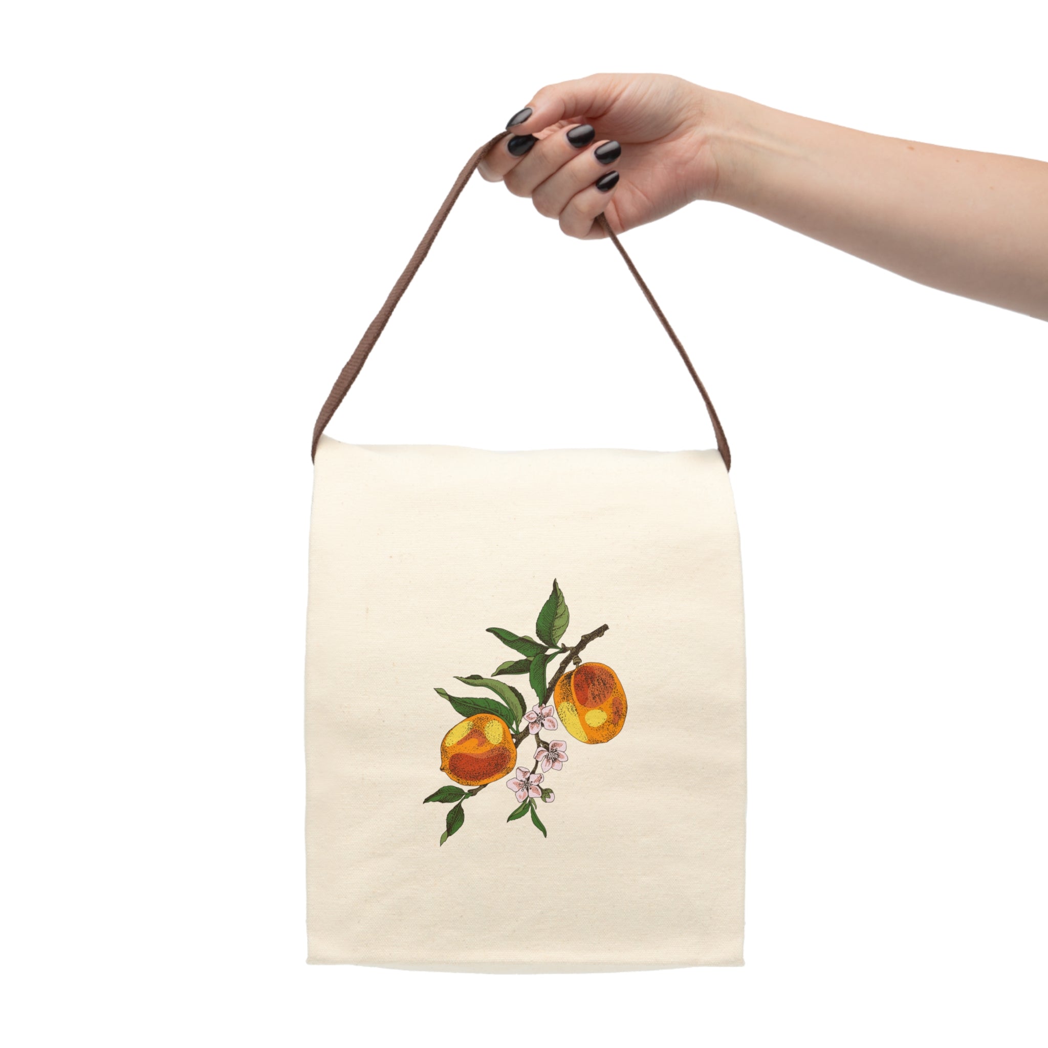 Canvas Lunch Bag With Strap