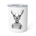 Deer Hipster 10oz Insulated Coffee Mug — Portable Travel Mug