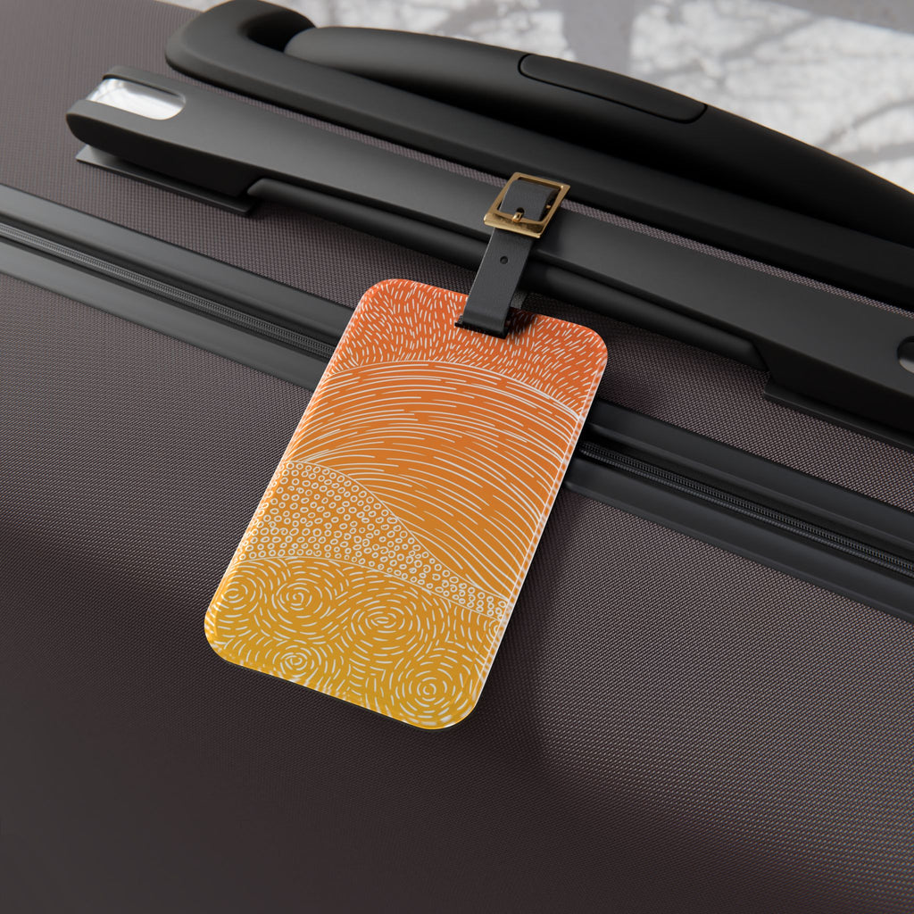 Luggage Tag - Abstract Landscape Nature Inspired Design
